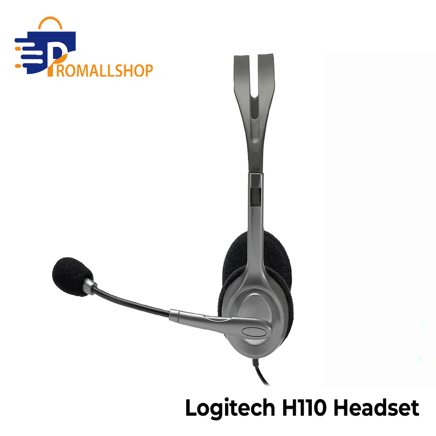 Logitech-H110-Stereo-Headset-with-Microphone - Promallshop