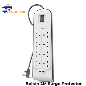 Belkin-2M-Surge-Protector-900J-2-USB-Ports-24A-Shared - Promallshop